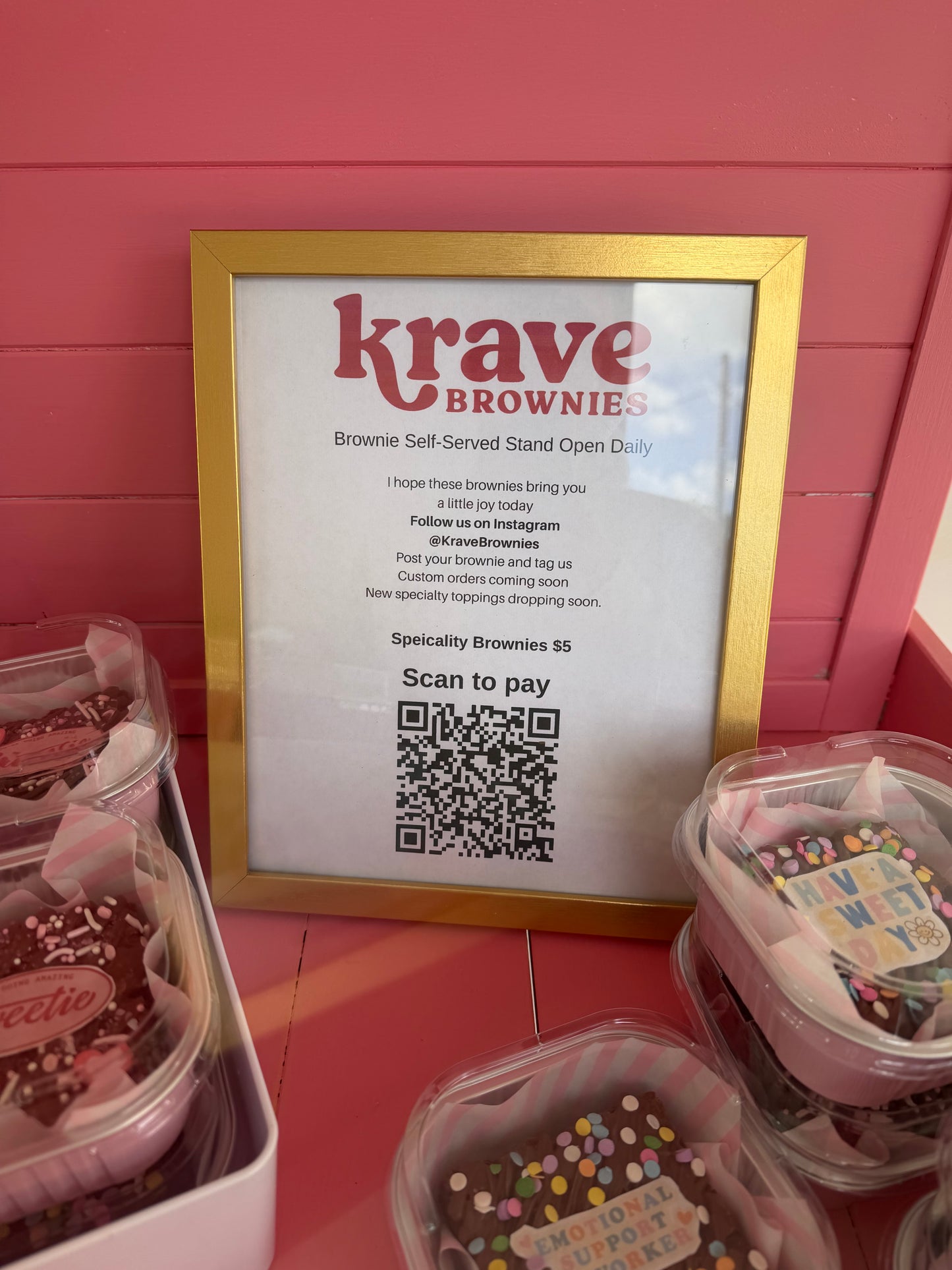 Krave Brownie - self served $5 each
